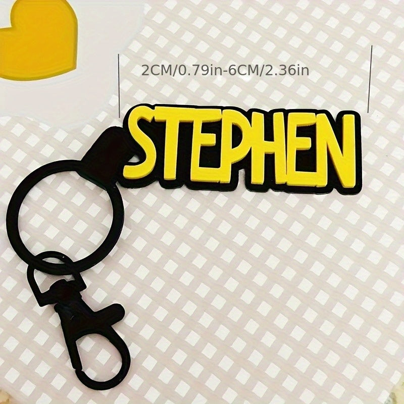 Custom Acrylic Name Keychain – Personalized Gift with Charm