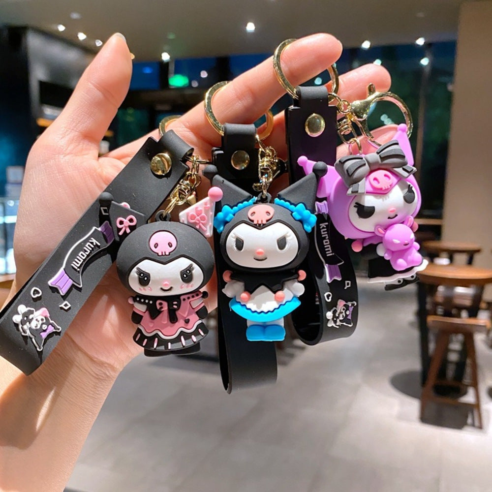 Kuromi Keychain – Cute Sanrio Character Key Ring