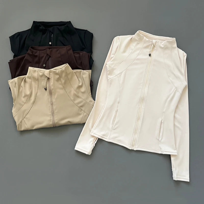 Women’s Quick-Dry Zip-Up Training Jacket