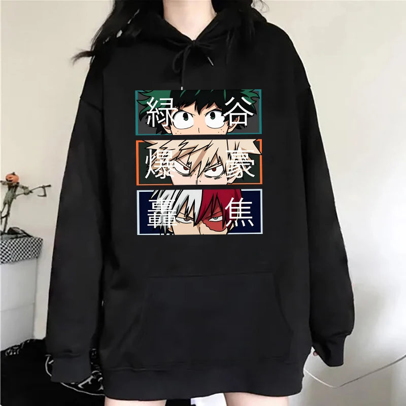 My Hero Academia Hoodie – Bakugou & Todoroki Cosplay