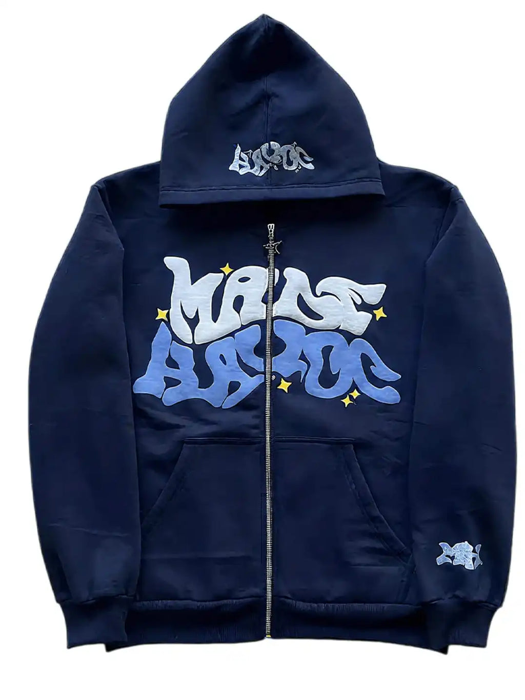 Men's Full Zip Y2K Hoodie Graphic