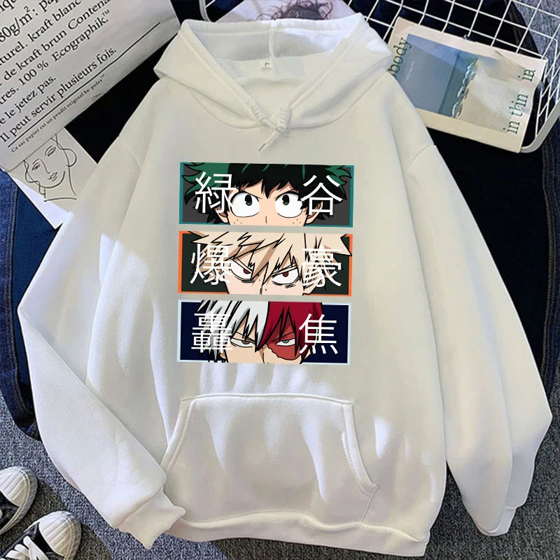 My Hero Academia Hoodie – Bakugou & Todoroki Cosplay