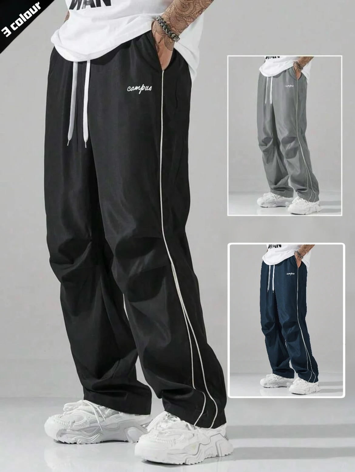 Striped Casual Jogger Pants