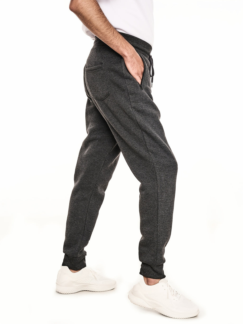 3pcs Mens Sweatpants Fleece Casual Sport Joggers For Men